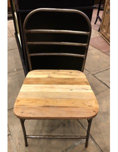 Set 6 Chaises en Bois Recyclé 2
