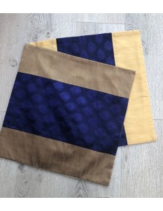 Square cushion cover - Blue...