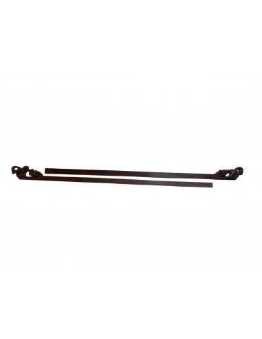 Wooden curtain rod
