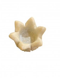 Bougeoire lotus en marbre -... 2