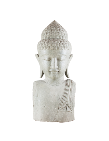 Steinstatue Buddhakopf