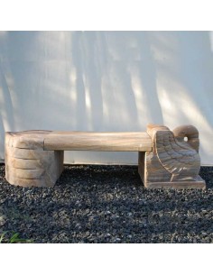 Banc en pierre de sable Cygne