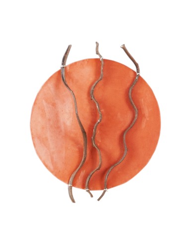 "Moon" wall lamp - Small - Orange