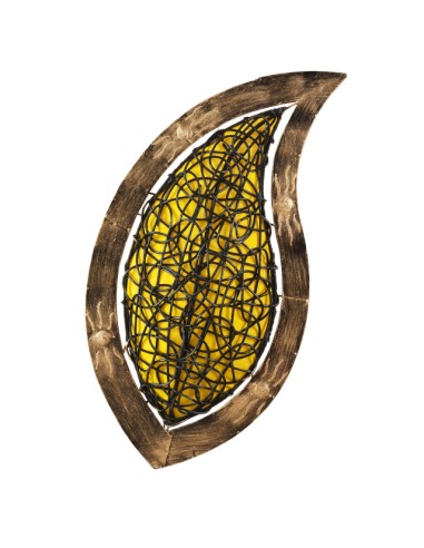 Applique "Muttai" jaune - Grand