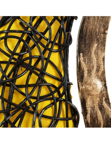 Applique "Muttai" jaune - Grand