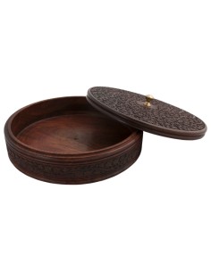 "Adhi" Chiseled round box