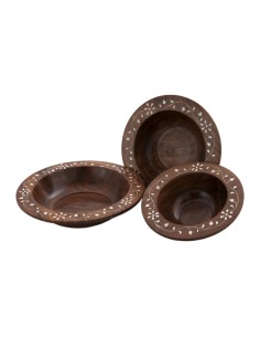 Bol en bois fleuri "Delhi"...