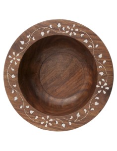 Bol en bois fleuri "Delhi"... 2