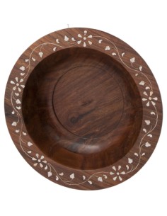 Bol en bois fleuri "Delhi"...