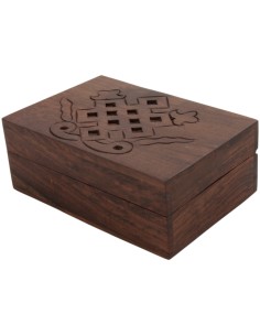 Boîte en bois "le noeud...