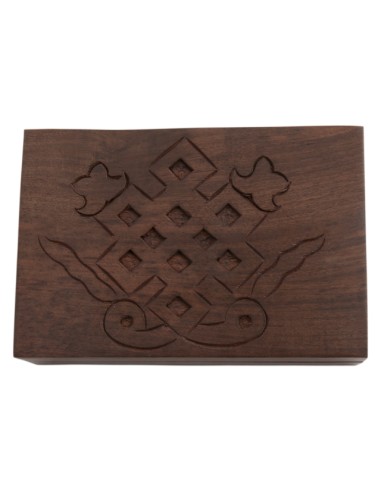 Boîte en bois "le noeud sans fin"