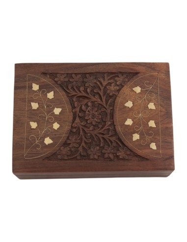 Boîte en bois ciselée "Arshia"