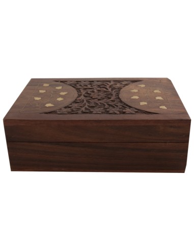 Boîte en bois ciselée "Arshia"
