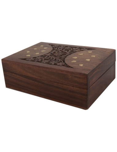 Boîte en bois ciselée "Arshia"
