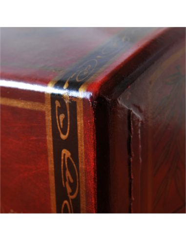 Coffre en cuir peint "Lanxi"