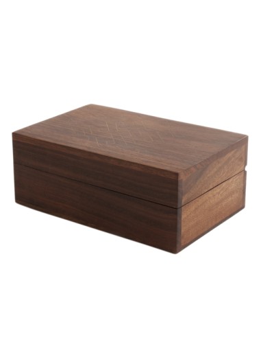 Holzschatulle mit ewigem Knoten