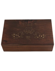 Bote en bois rectangle...