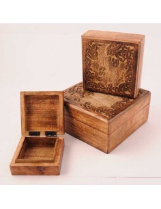 Boîte en bois "Curly"