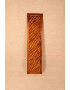 Solid wood screen panel
