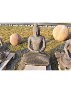 Statue Buddha assis - H85x0x0