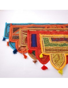 Embroidered overdoor