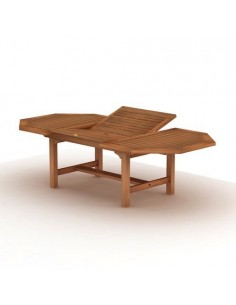 Table octogonale en teck...