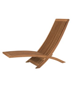 Chaise en teck "ciseaux" -...