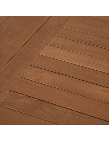 Table à rallonges en teck "Babylone"