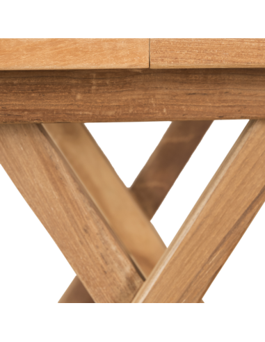 "Western" Folding teak coffee table