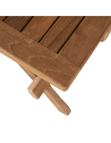 "Western" Folding teak coffee table