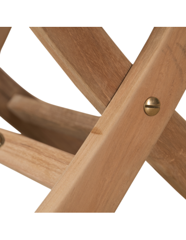 Table basse carrée en teck "Kopi"