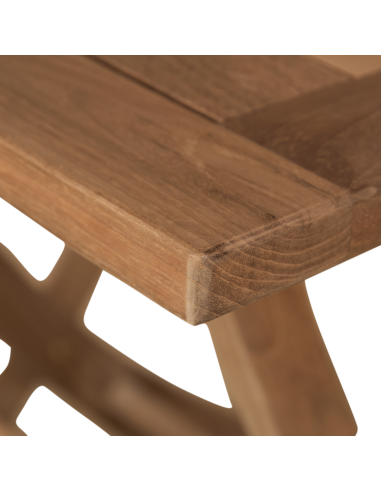 Table basse carrée en teck "Kopi"