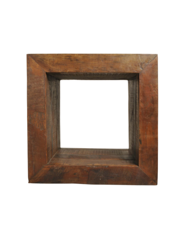 Cube en bois recyclé "Kana Caturam"