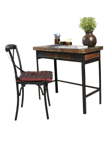 Bureau en bois recyclé "Valikam"