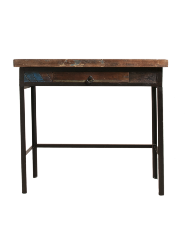 Bureau en bois recyclé "Valikam"