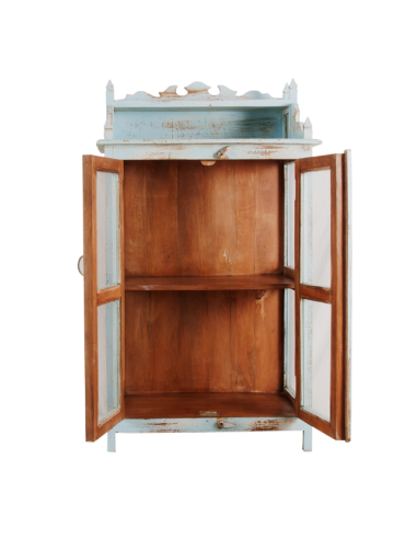 "Dhaba" Small glass-front cabinet -...