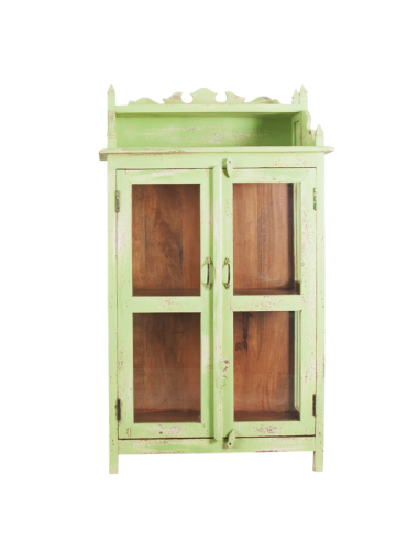 "Dhaba" Small glass-front cabinet -...