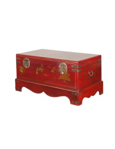 Cassa in pelle dipinta...