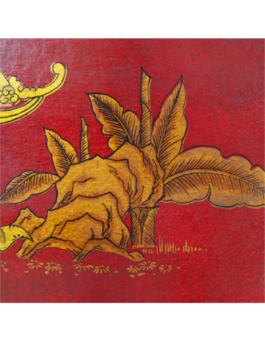 Meuble TV en cuir "Xian"