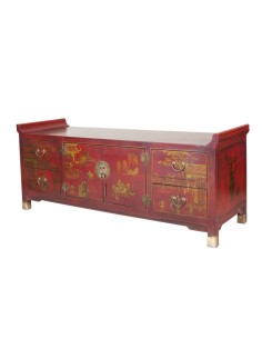 Leather TV cabinet "Xian"