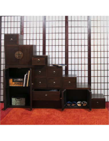 "Pu Yi" Staircase furniture - Brown