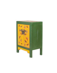 Commode en bois peinte...